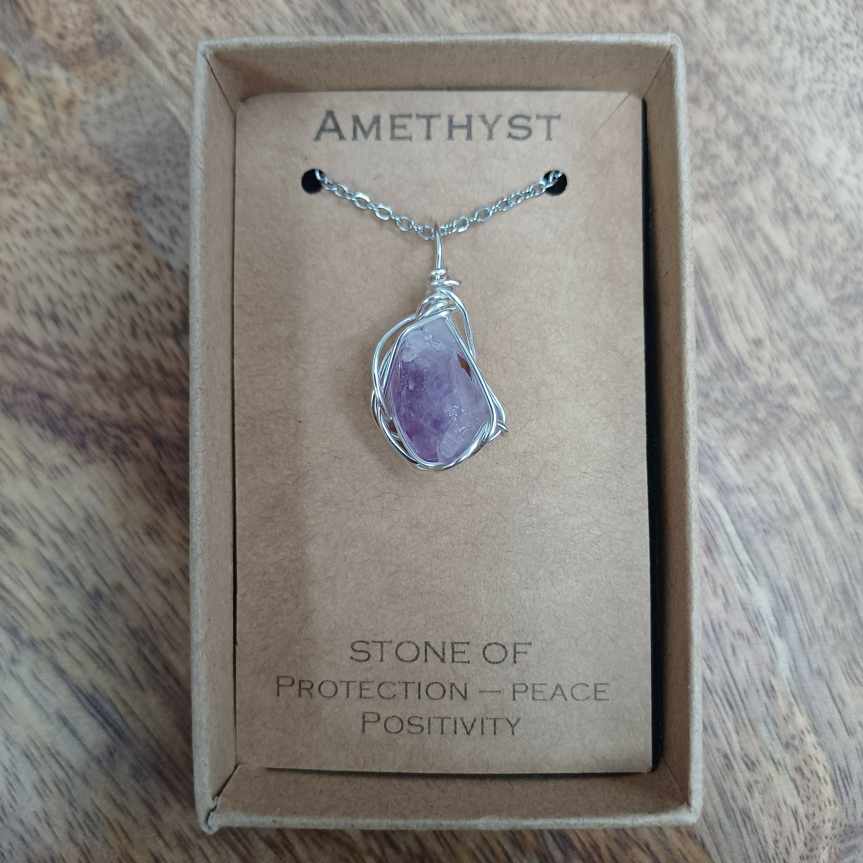 Amethyst Wire Wrapped