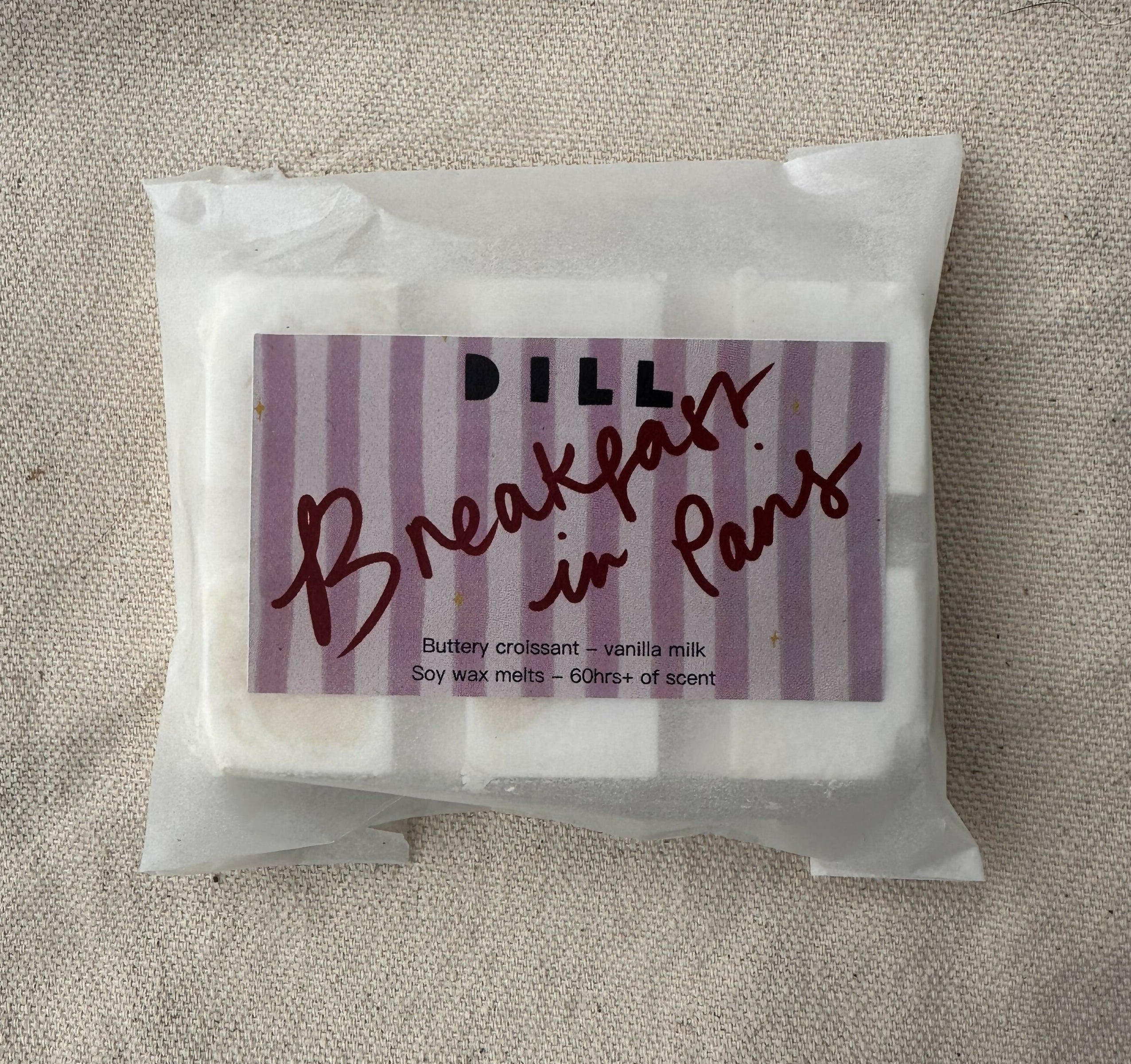 Breakfast in Paris - Soy Wax Melt Snap Bar