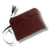 Brown Love Hearts Velvet Zip-Up Pouch