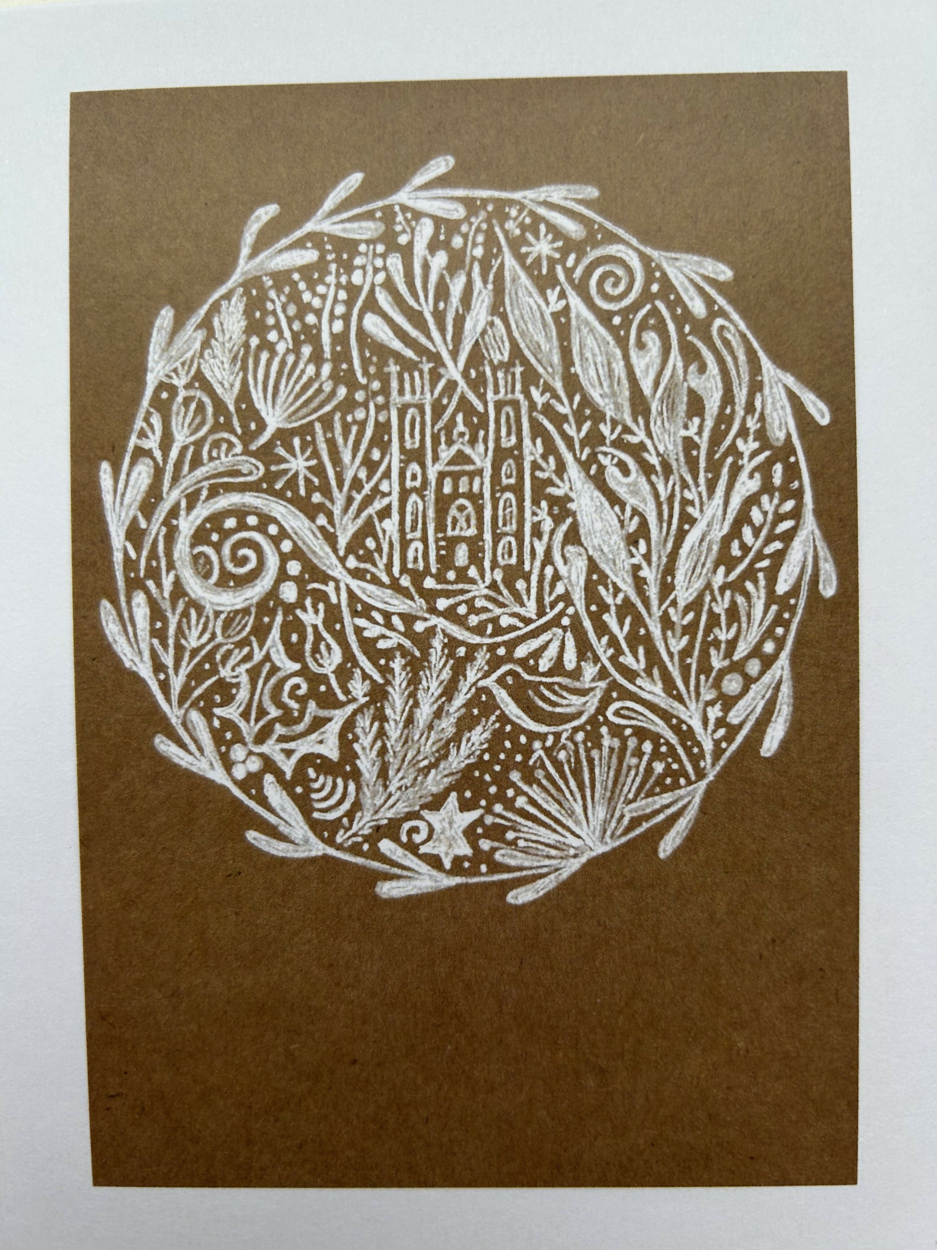 FESTIVE BEVERLEY greeting card