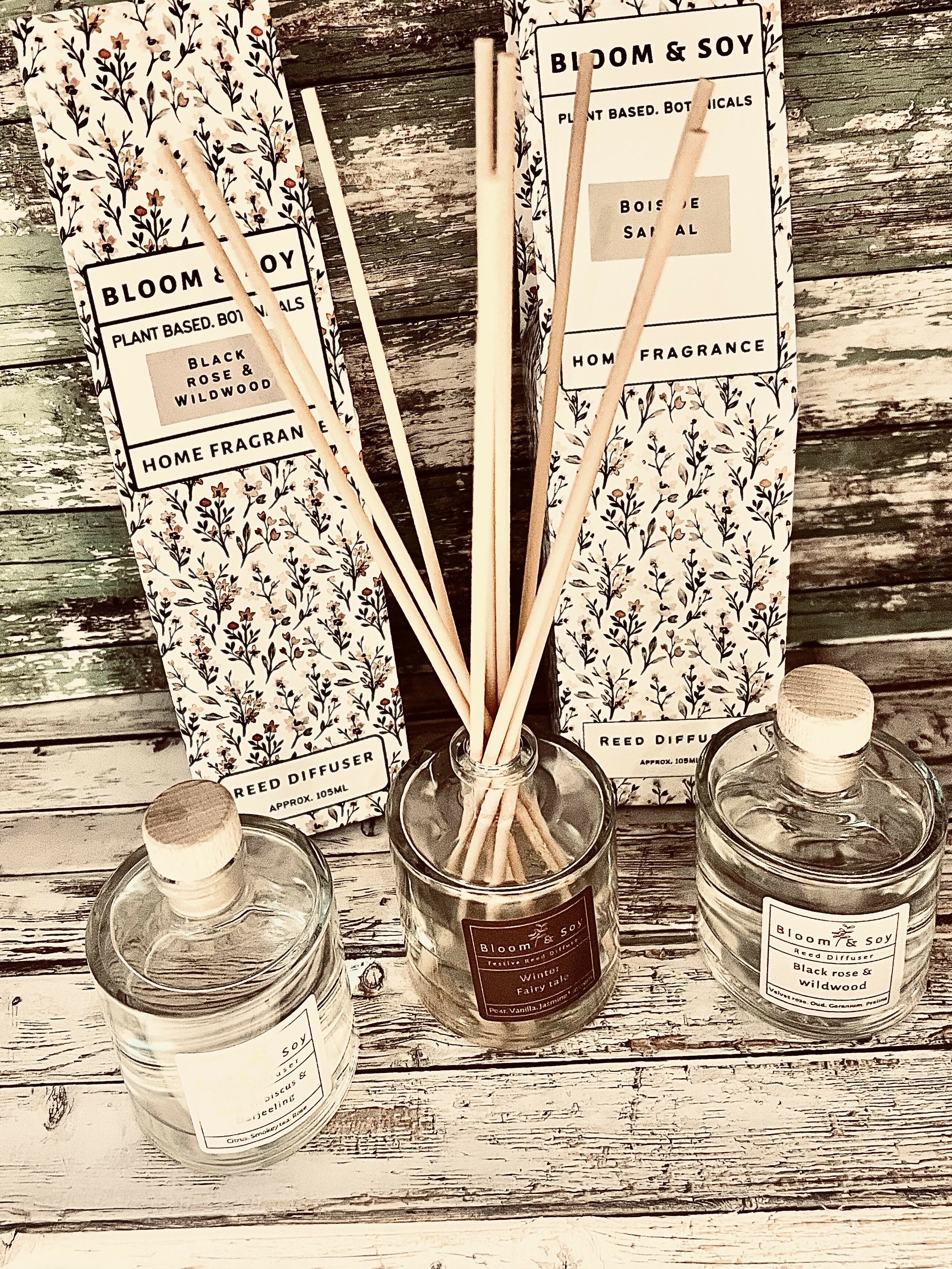 CLEAR GLASS REED DIFFUSER 100ML