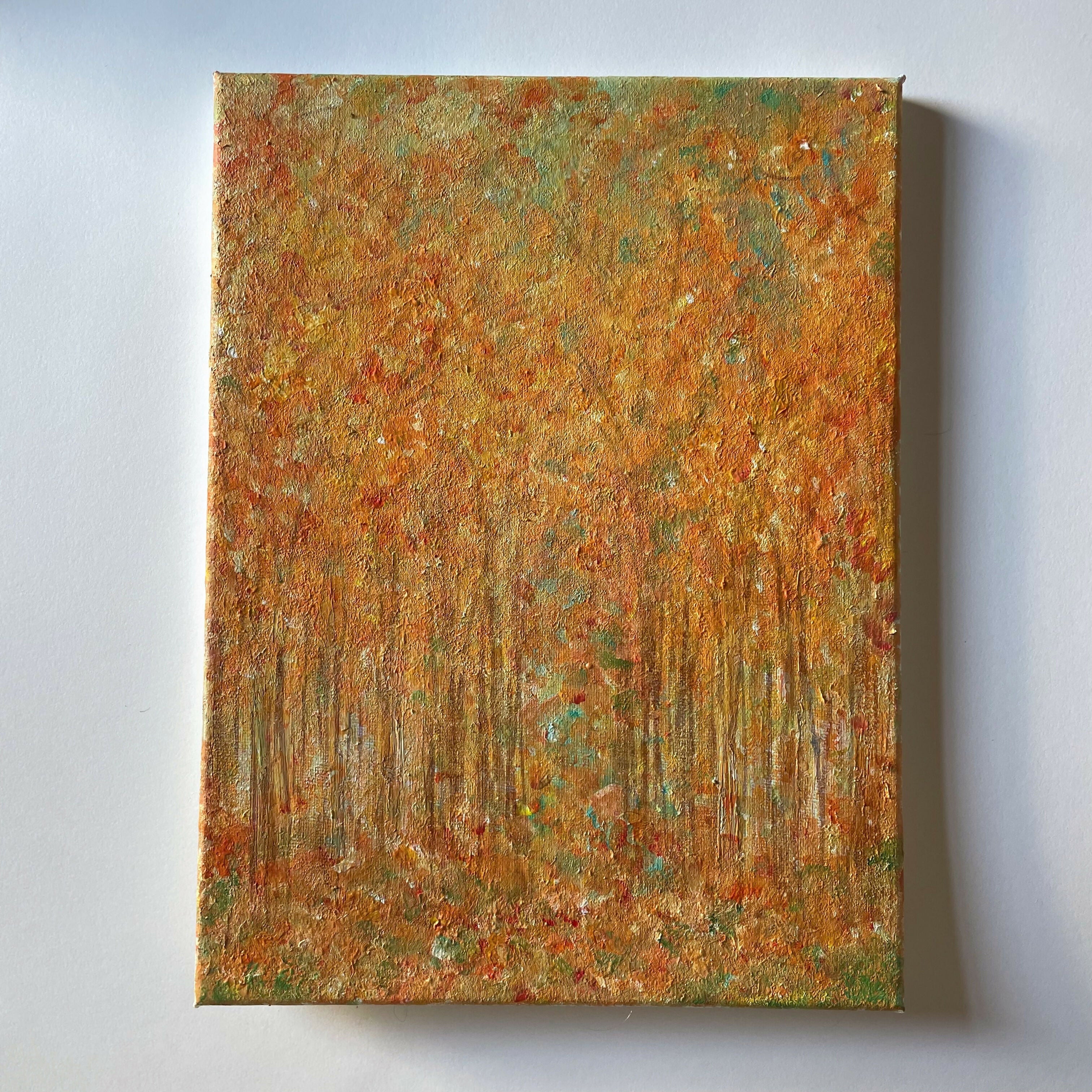 Golden Stillness- Original Acrylic Painting