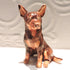 Ceramic Australian Kelpie Dog Sculpture