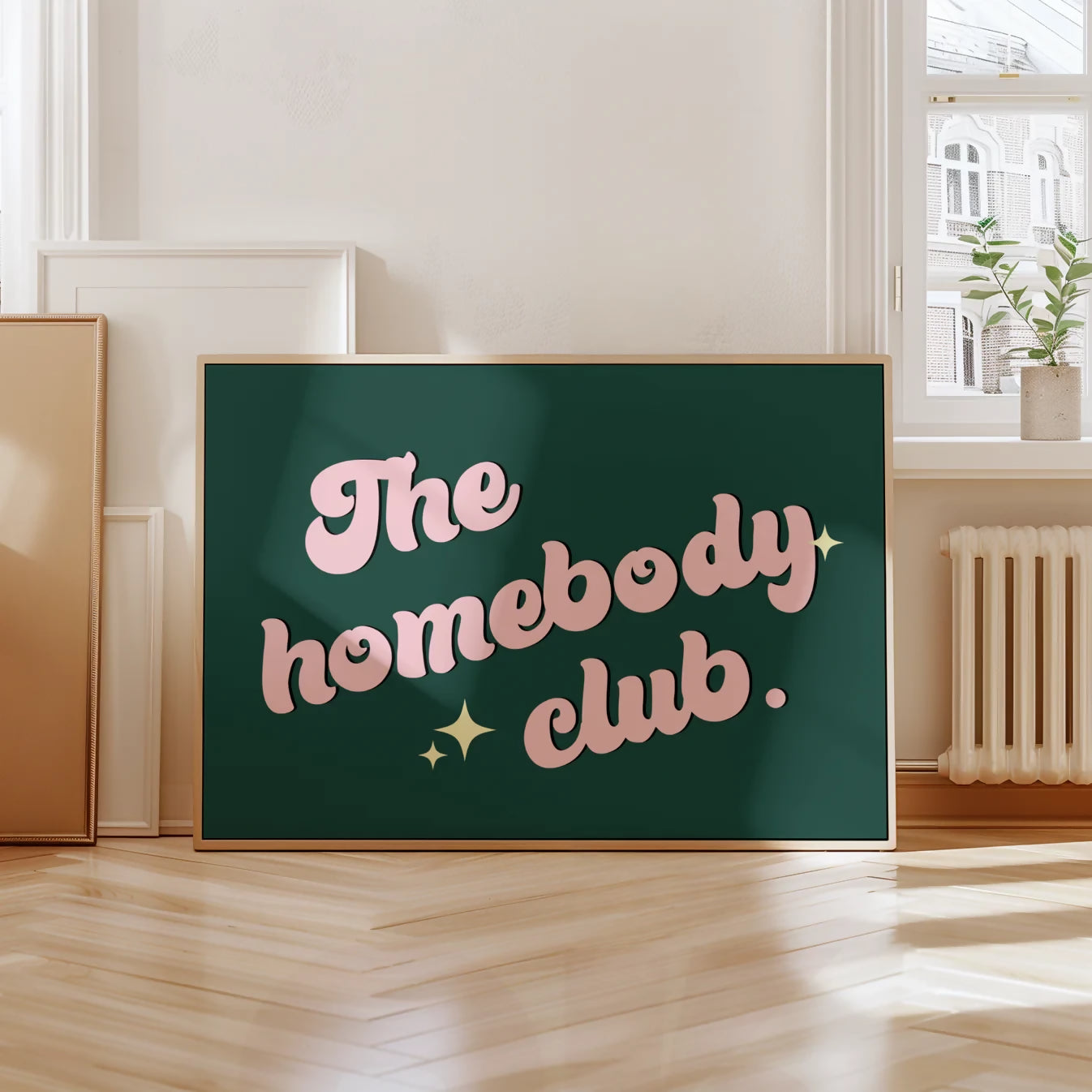 THE HOMEBODY CLUB WALL ART PRINT