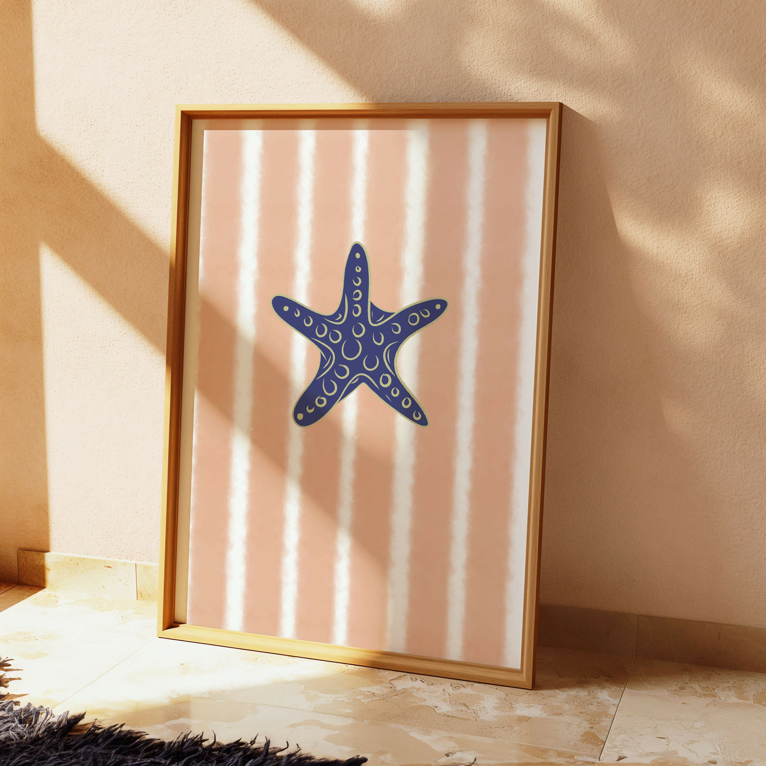 STARFISH COASTAL PRINT