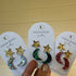 Christmas, Glittery Dangly Moon and Star Earrings