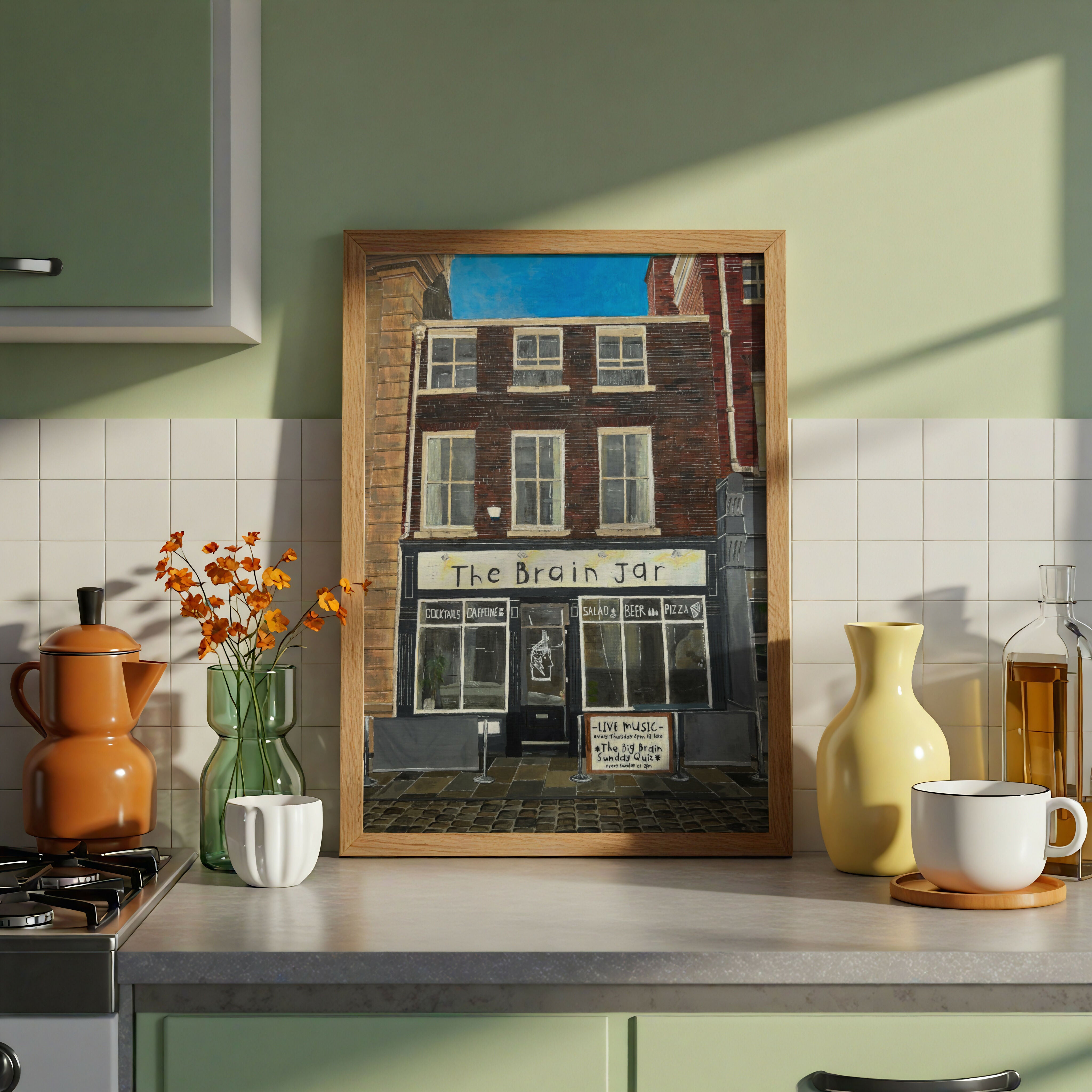 The Brain Jar Hull Print - Unframed