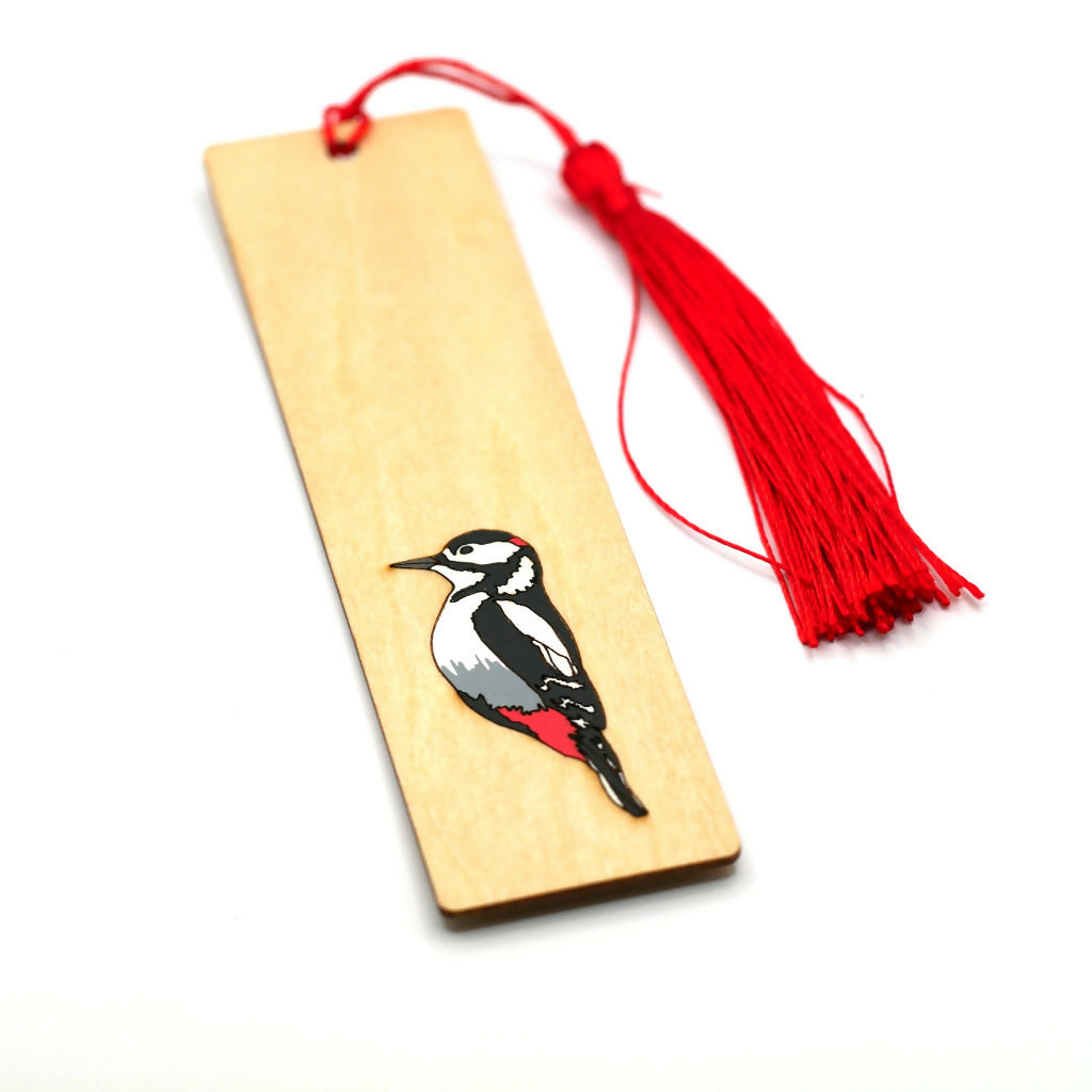 Spotted Woodpecker Bookmark