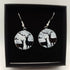 Stag and Doe Enamel Earrings