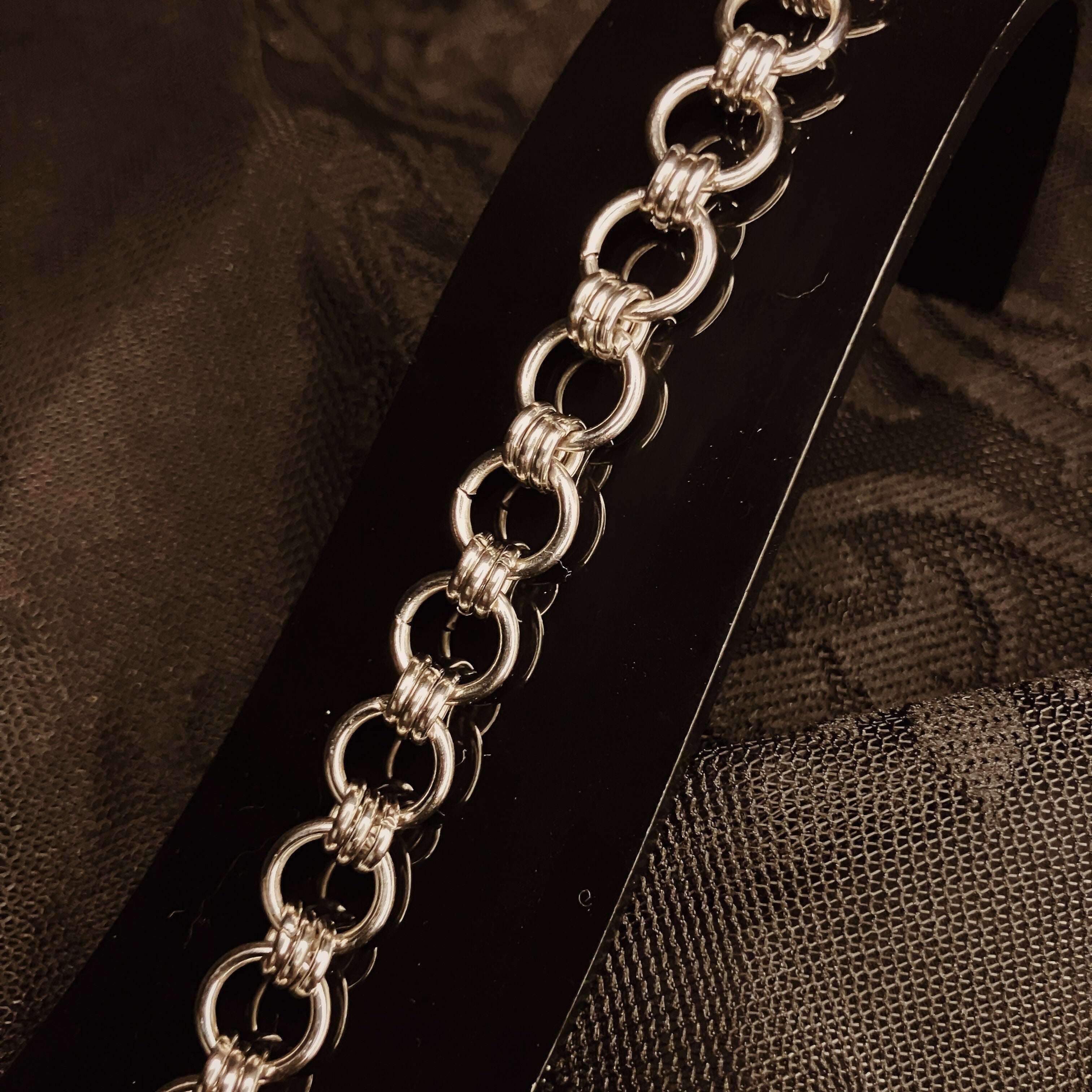 SCARBOROUGH BRACELET - STAINLESS STEEL CHAINMAIL