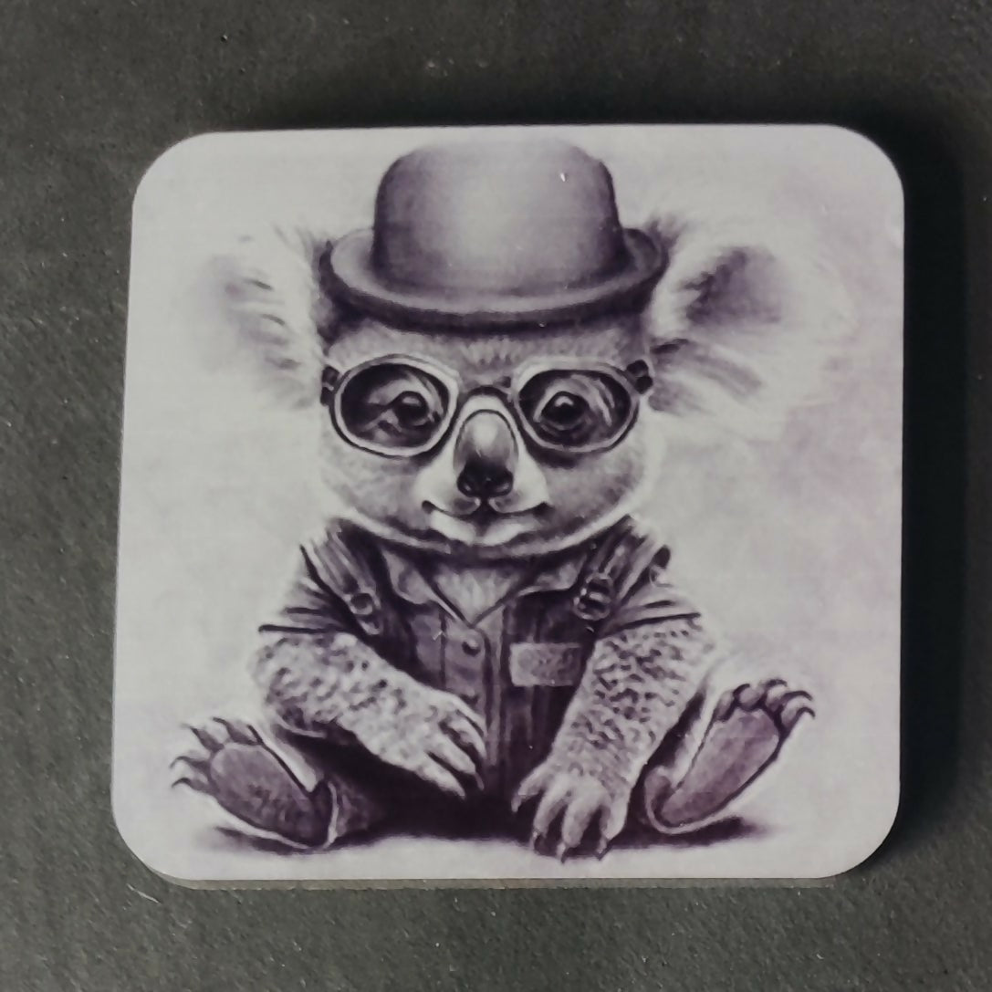 Steampunk Koala Coaster