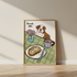 Brunch Date English Bulldog Print