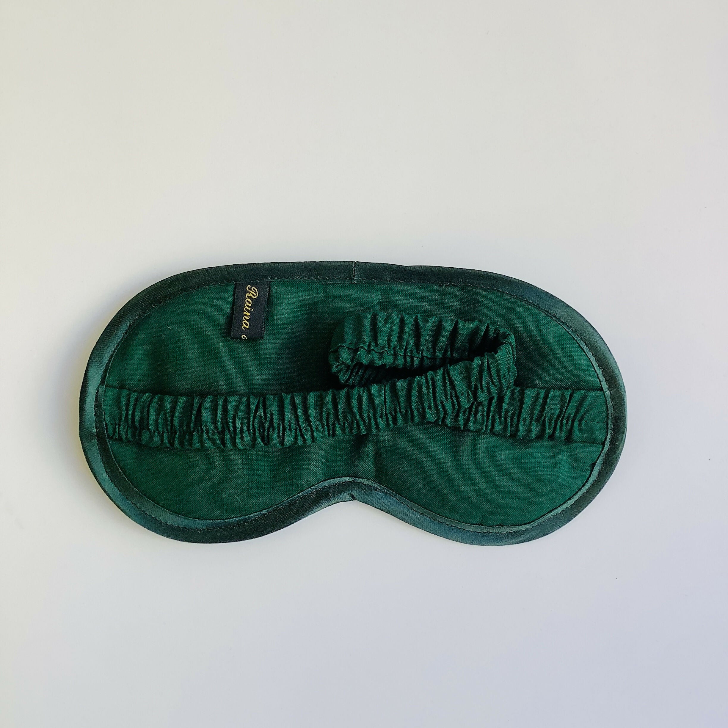 Green Hummingbird Velvet Lavender Eye Mask