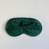 Green Hummingbird Velvet Lavender Eye Mask