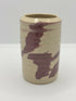 Raspberry Ripple Bud Vase