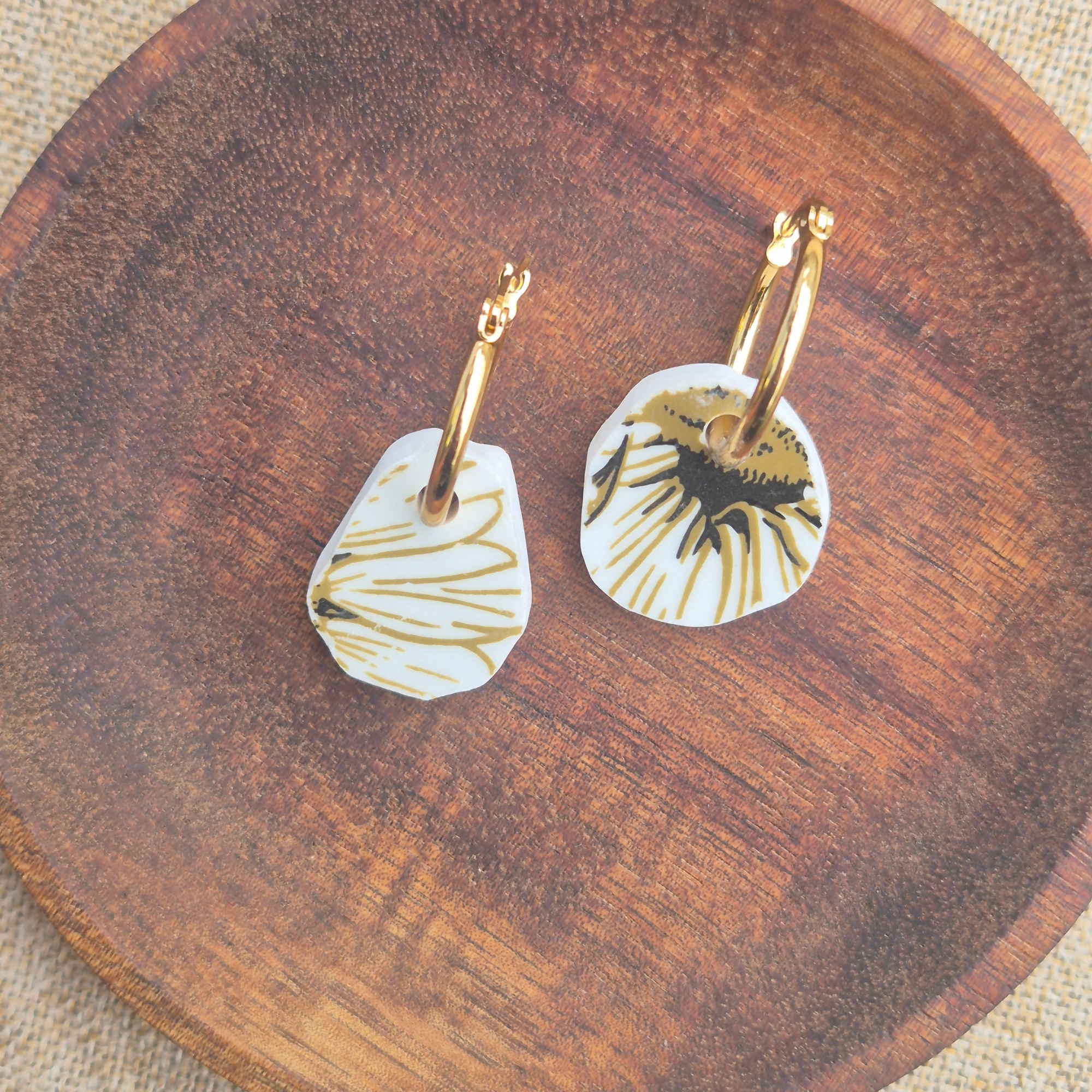 Recycled Ceramic Earring