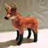 Ceramic Maned Wolf Sculpture