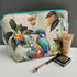 Medium Toiletry Bag - Stripy Kingfisher