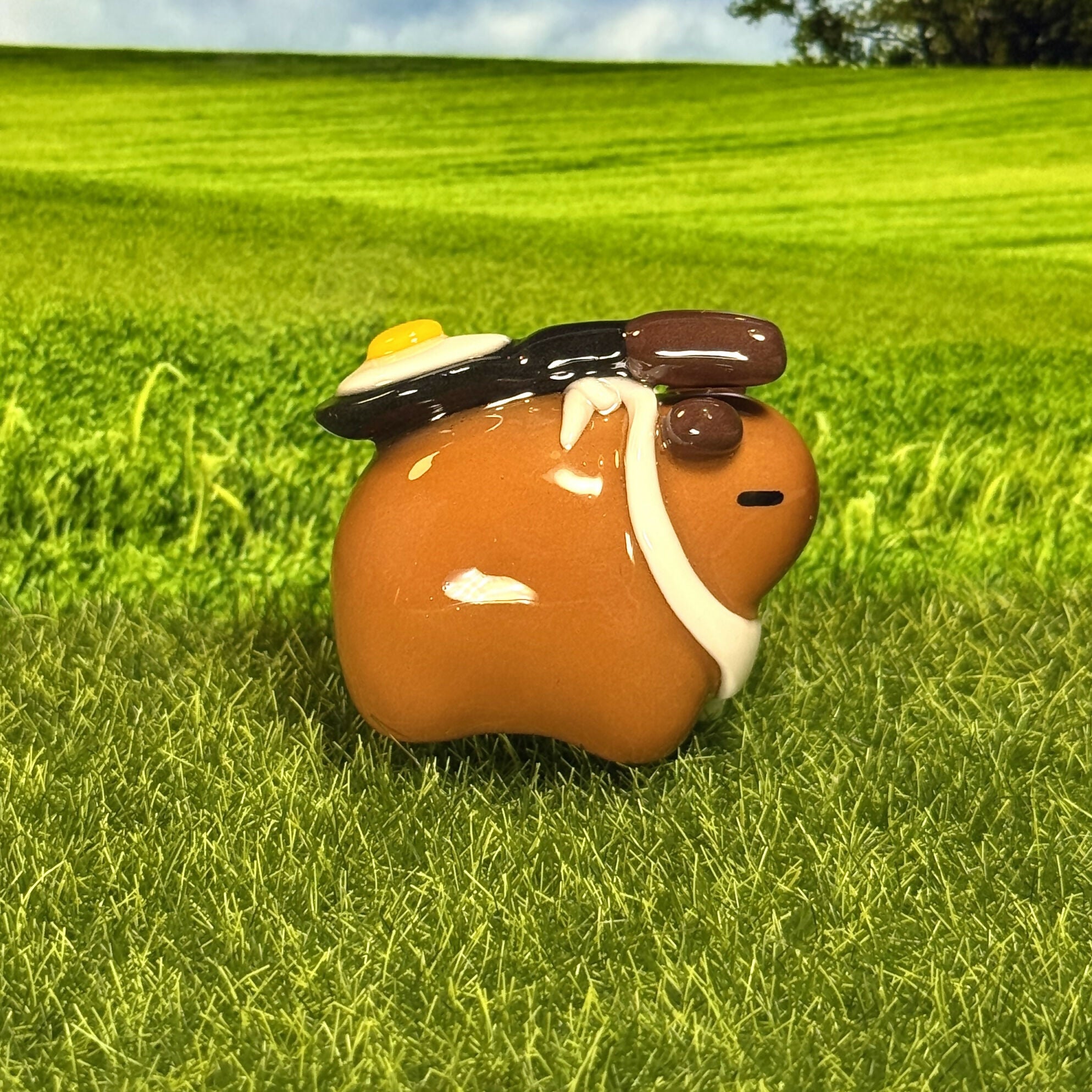 Chef Capybara & Fried Egg Figure