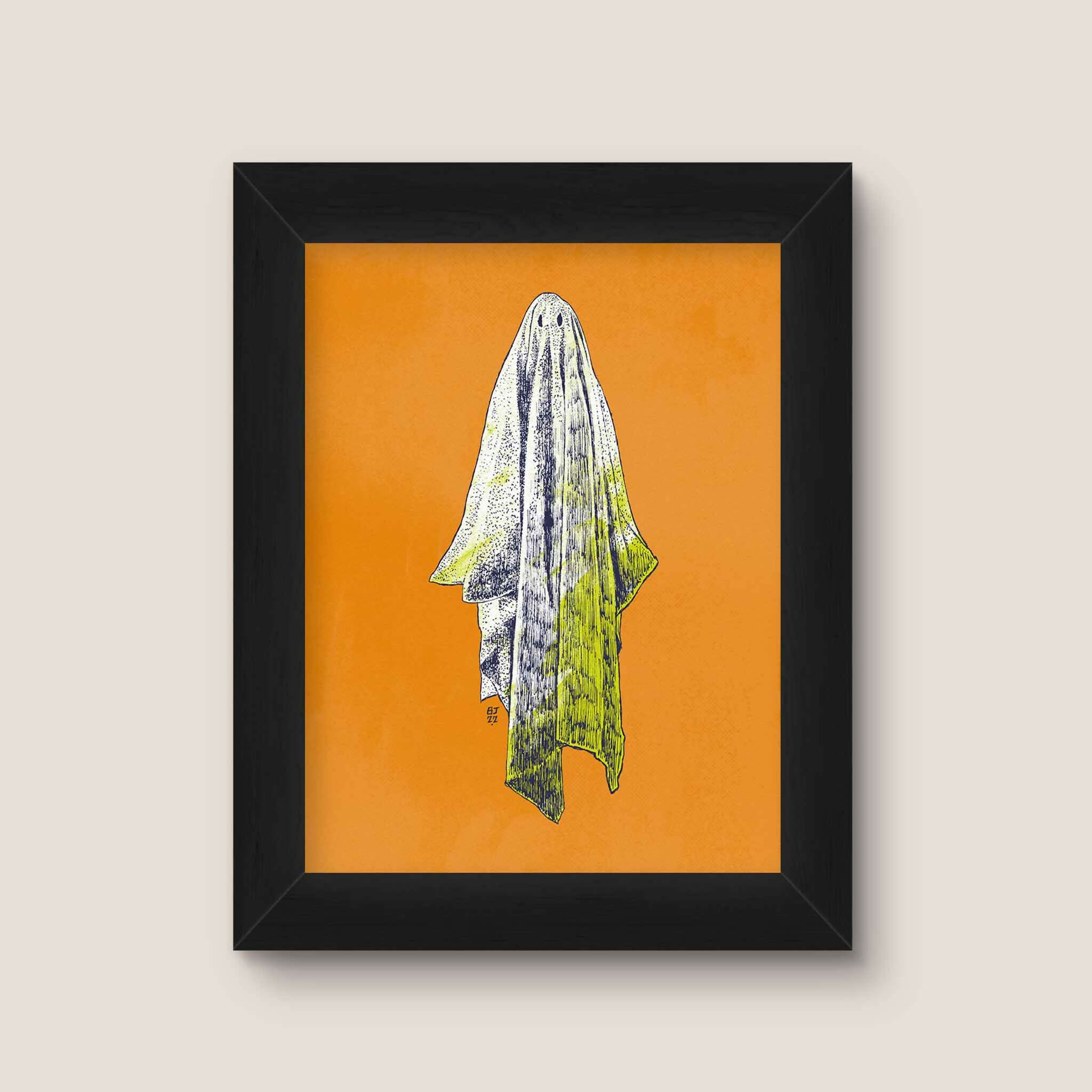 Ghost Art Print – Minimalist Pop Illustration