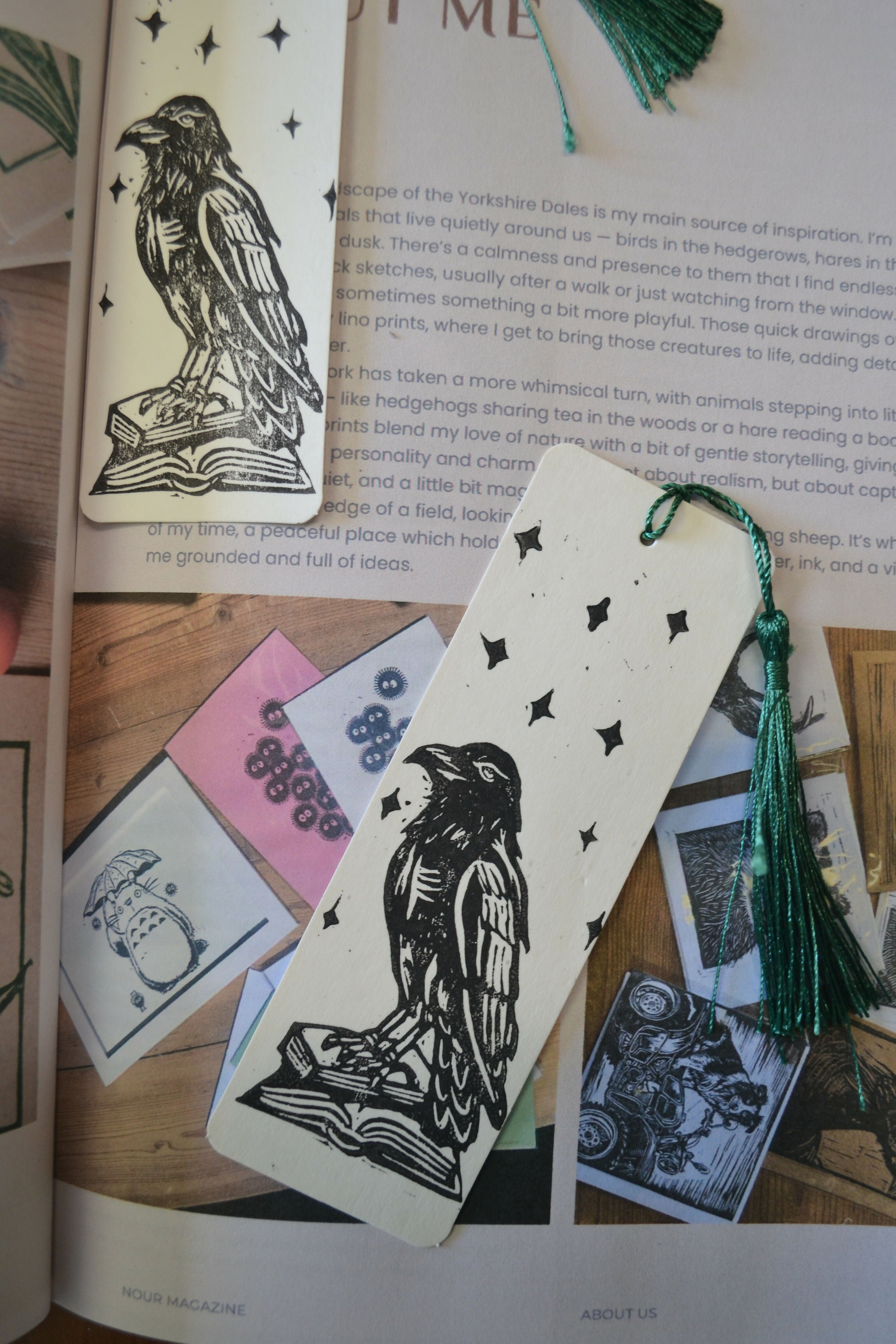 Raven Book mark