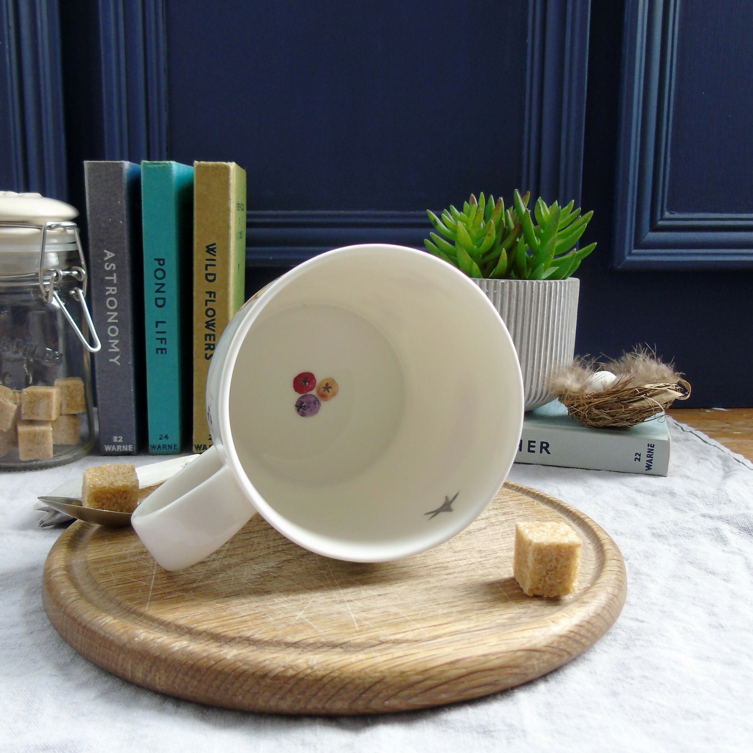 Tawny Owl and Ivy Berries Mug