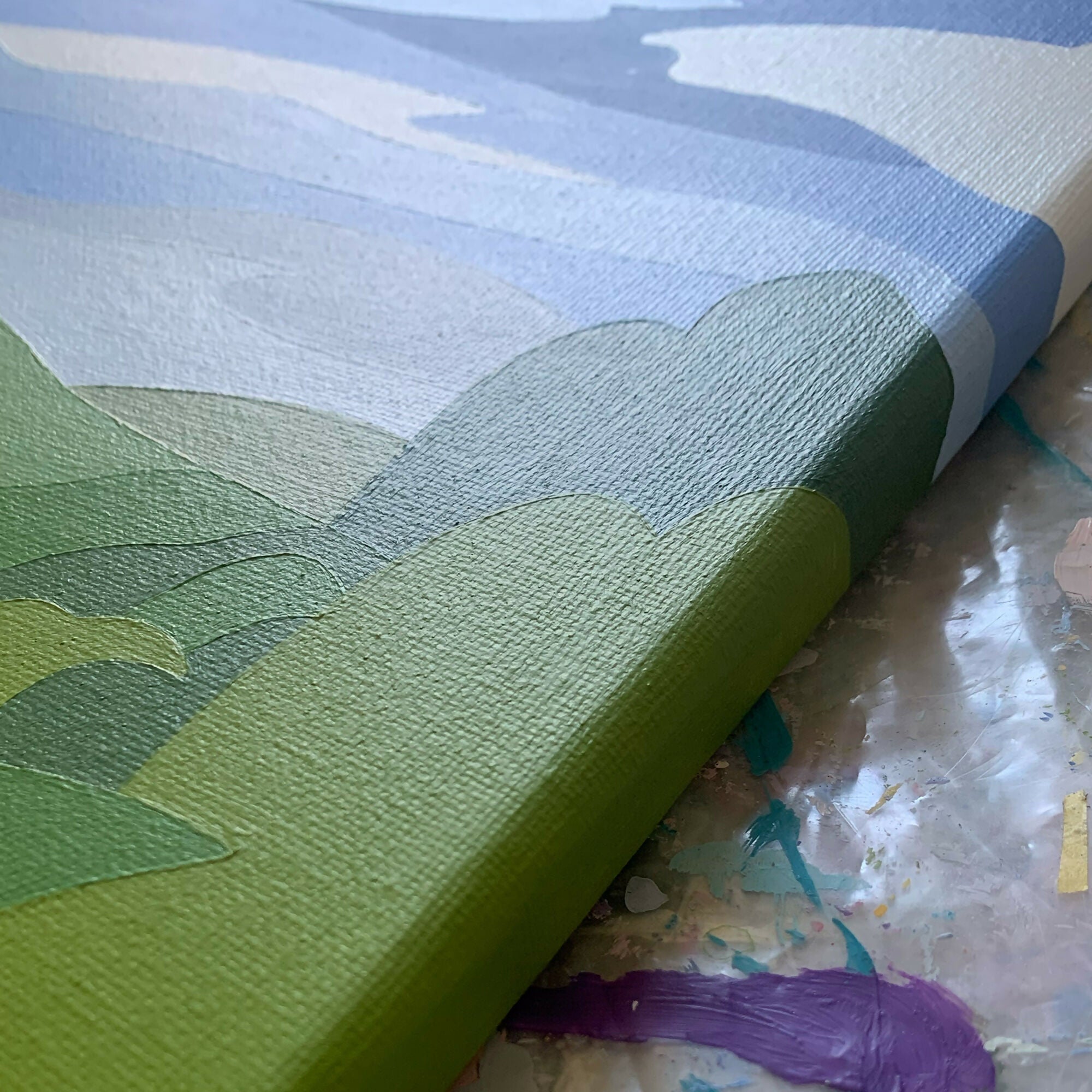 Morning View Over The Vale - Original Painting