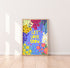 Let Love Grow Flower A4 Art Print