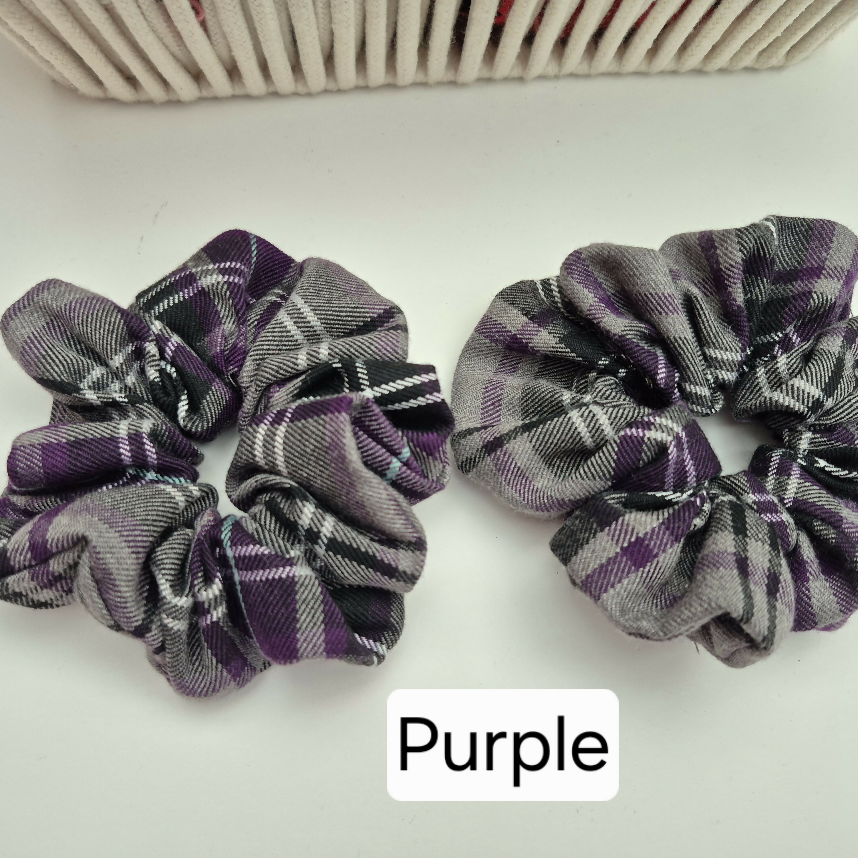 Tartan Scrunchies