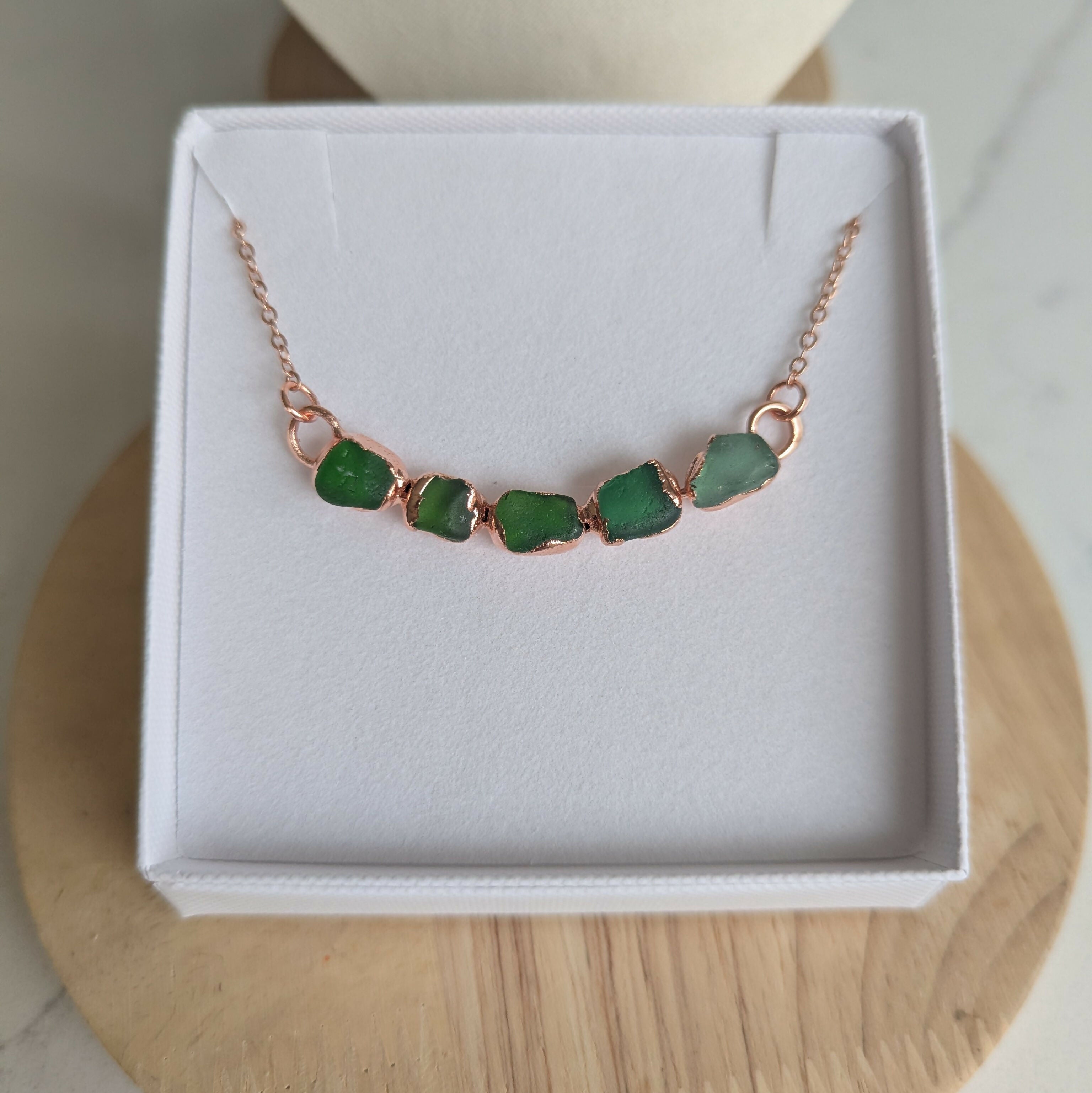 Seaglass Multi Stone Necklace