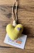 Felt Heart Hanging Decoration