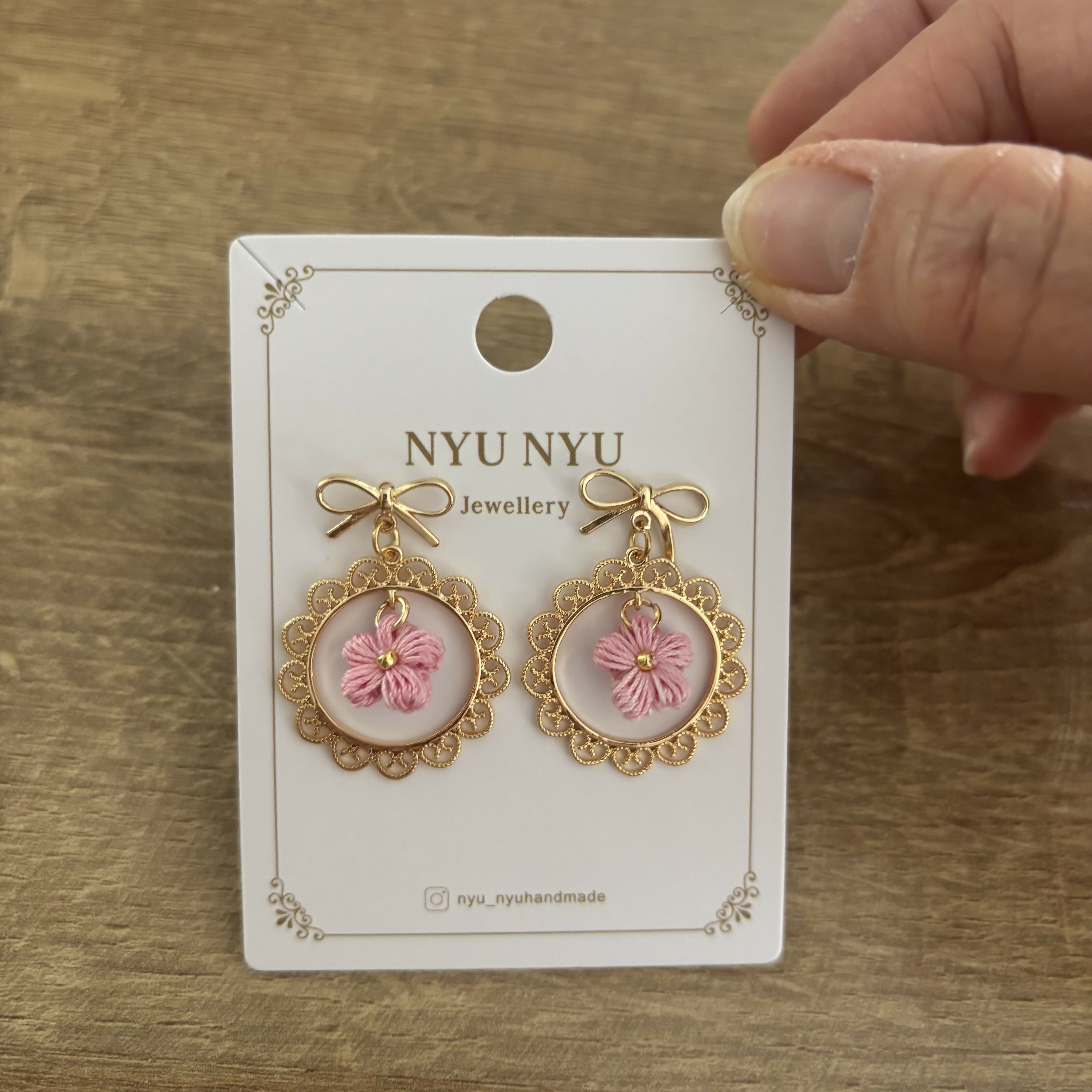 Micro Crochet dangle Earrings