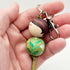 Hand-Painted Wooden Doll Keyring