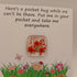 Glass Pocket Hug Card