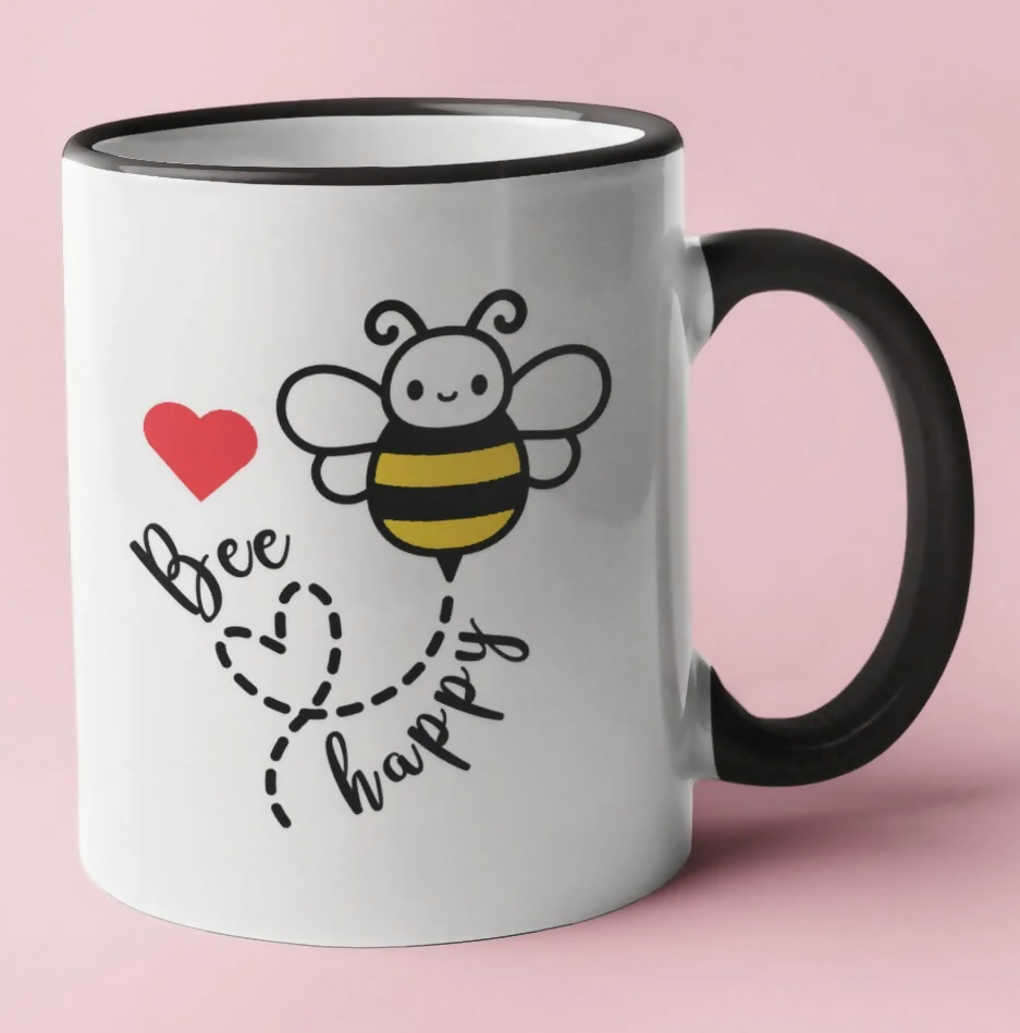 Bee Happy Fun Mug