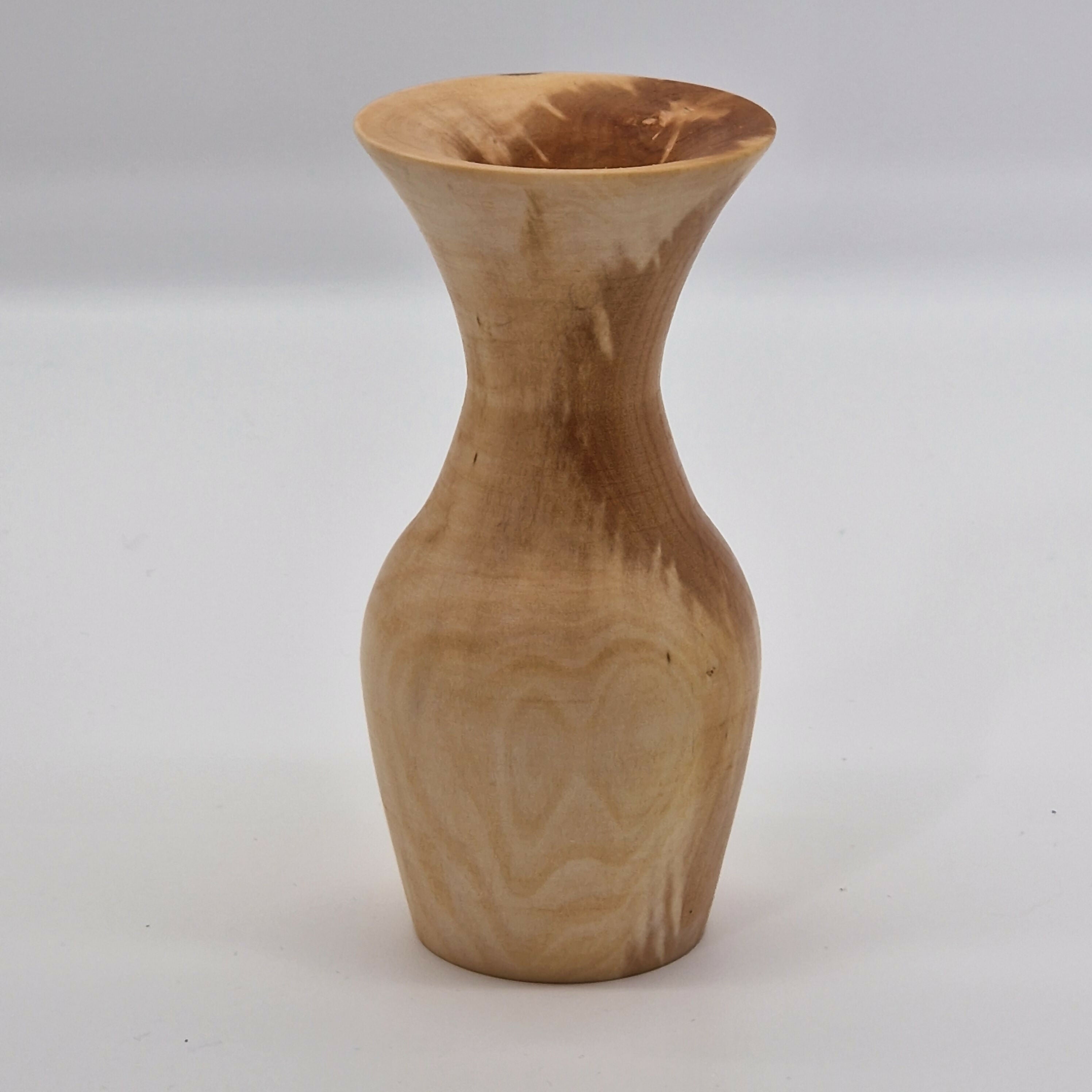 Hand Turned Bud Vase made from Hawthorn Wood