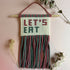 Let’s Eat Macrame Wall Hanging