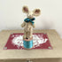 Miniature Mouse On Cotton Reel Ornament