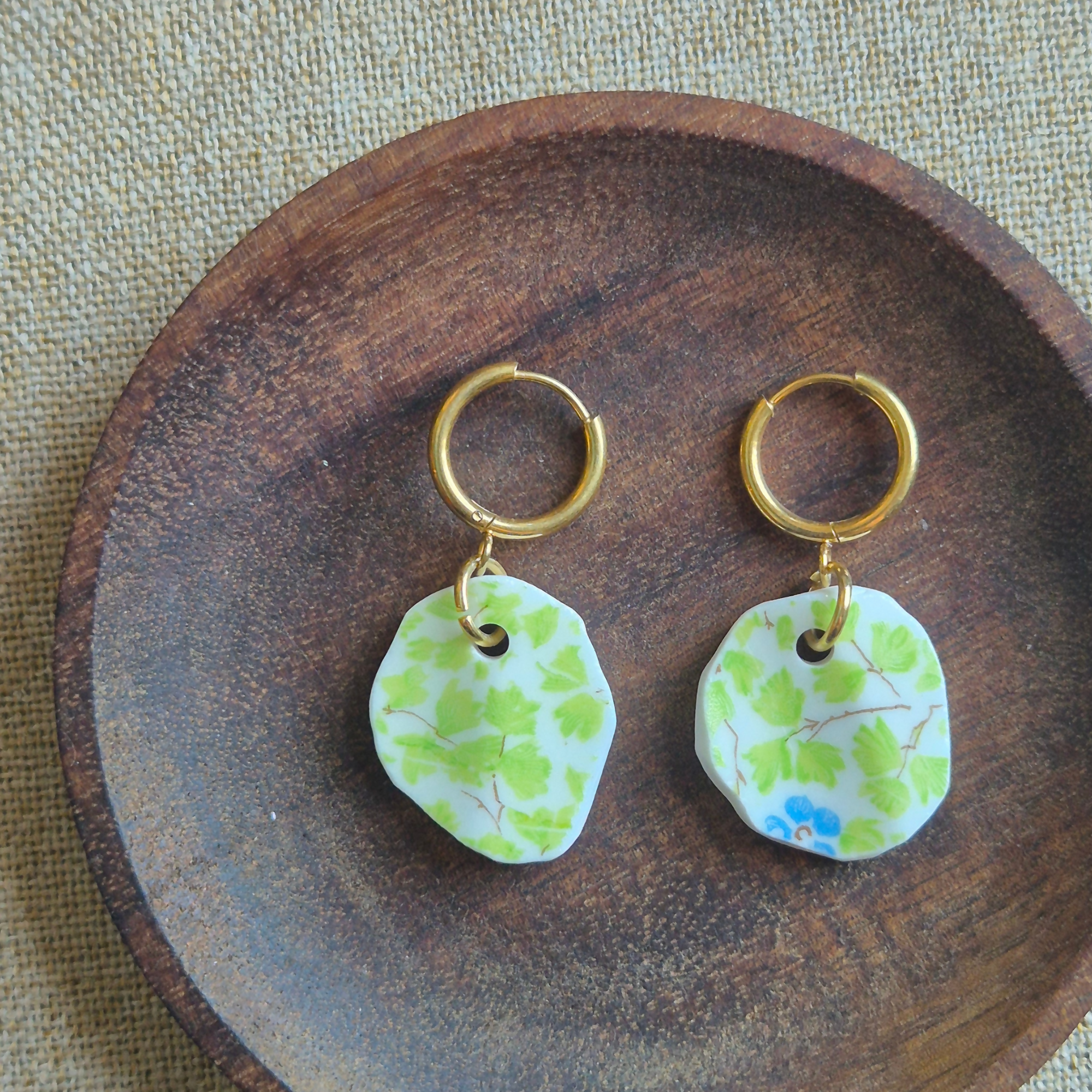 Recycled Ceramic Earring