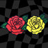 Traditional Rose Wall Art - Hand-Painted Wooden Wall Decor