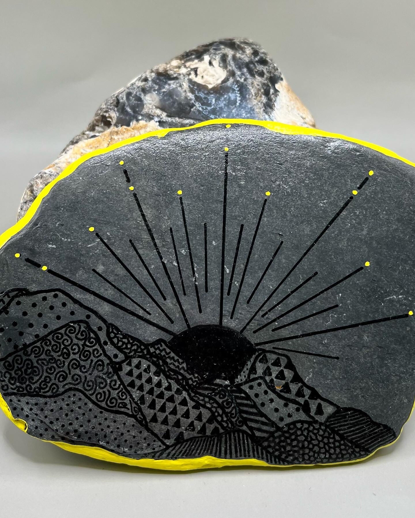 Handpainted Beach Rock