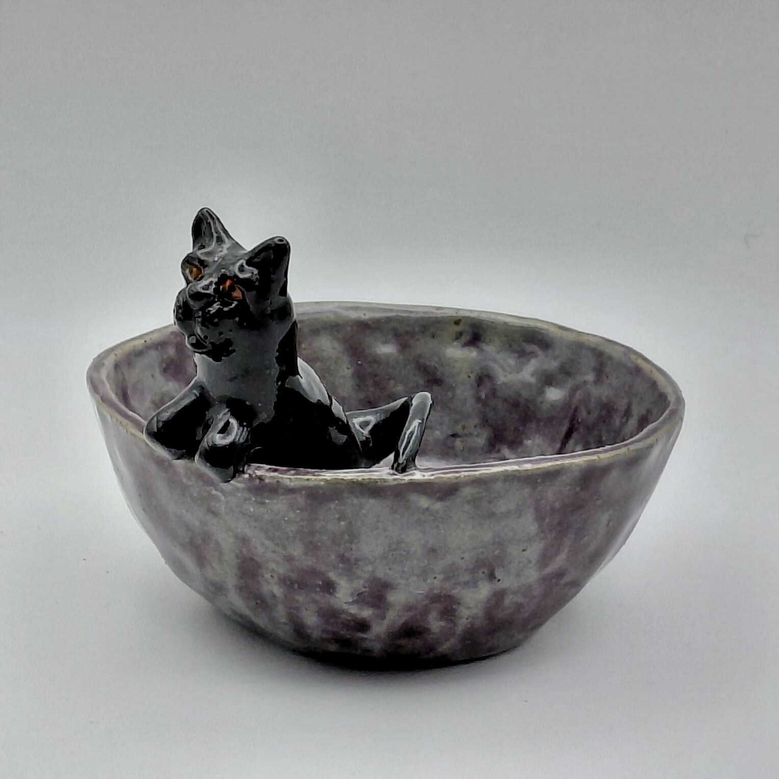 The Watchful Cat Bowl