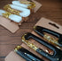 Set Of 3 Hair Clips With Glitter