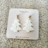 Christmas Tree Clay Earrings