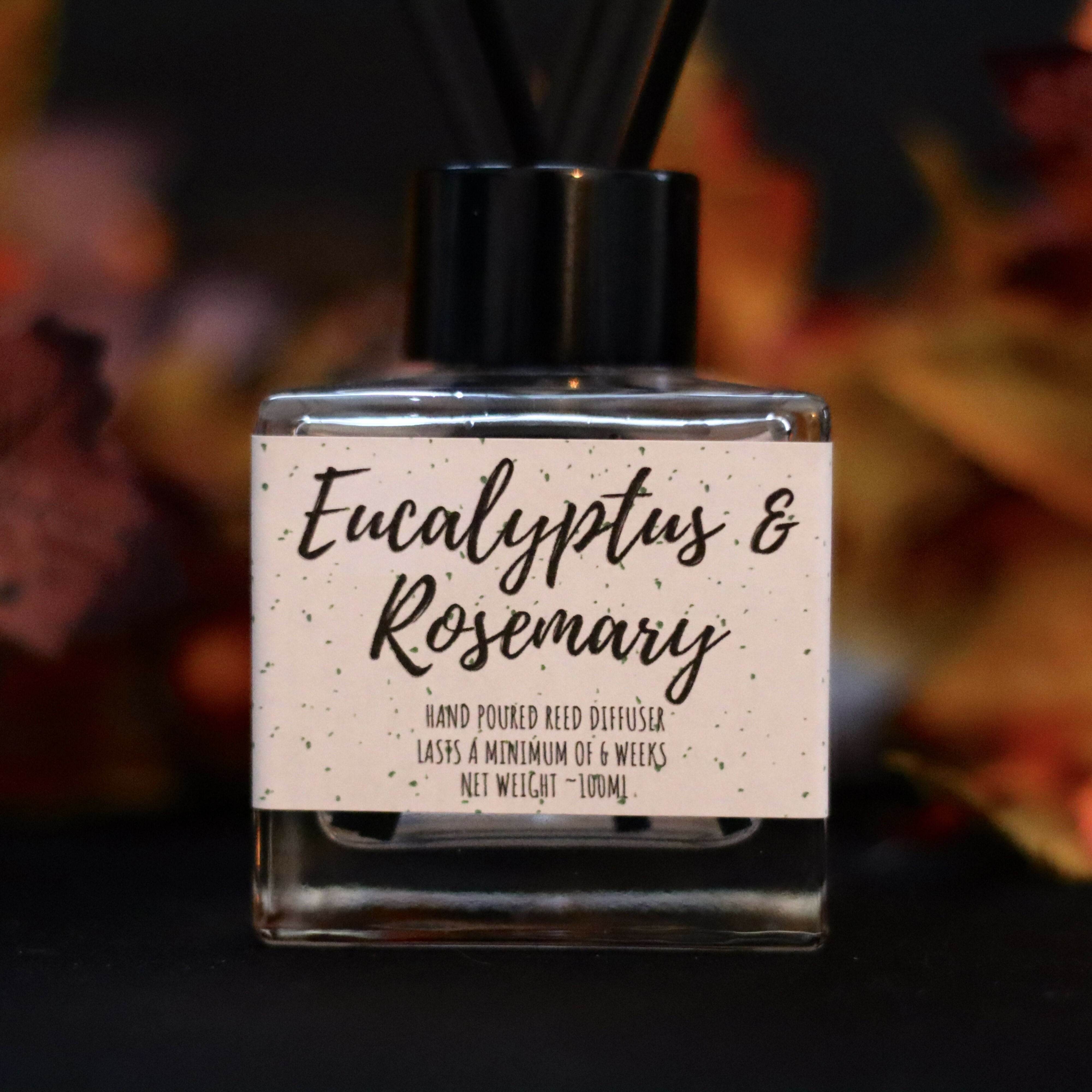 Hand Poured Diffuser - Eucalyptus & Rosemary