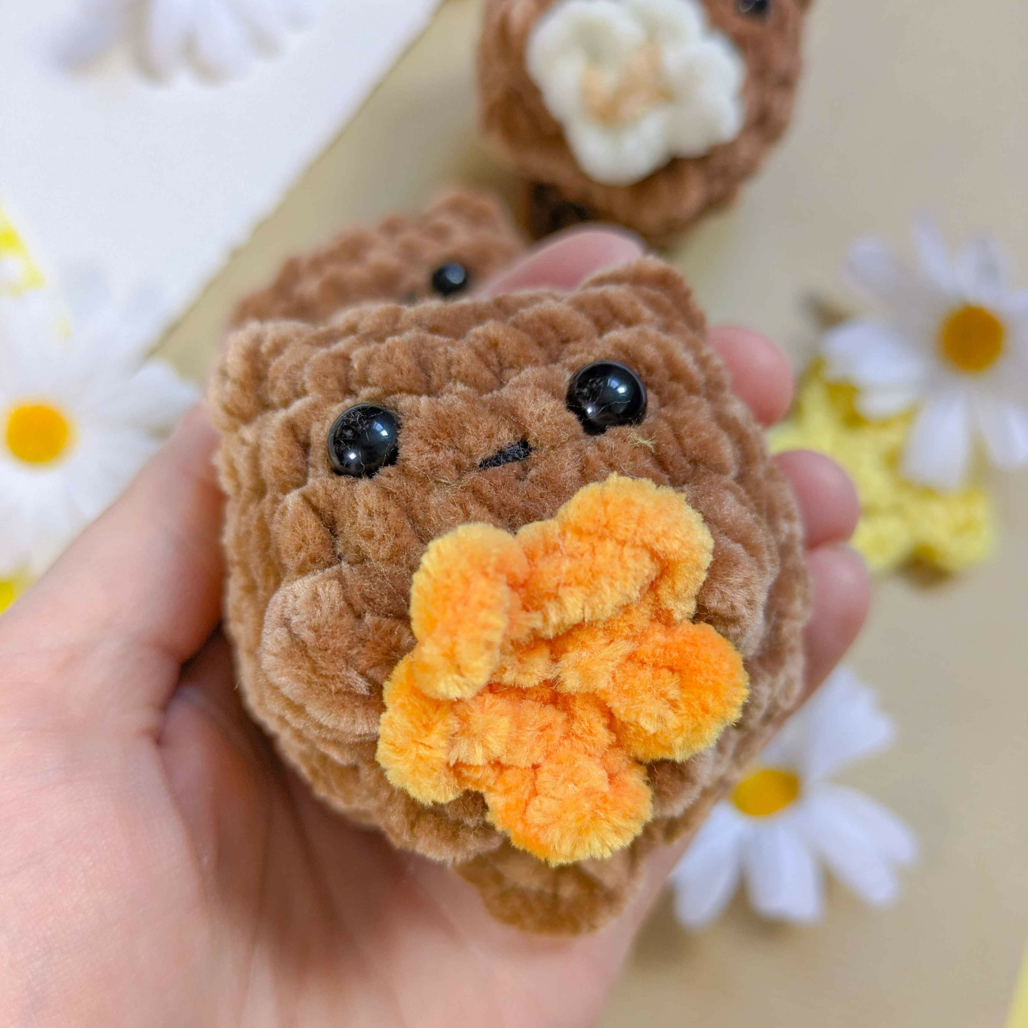 Otter Puff Pud - Crochet Plushie