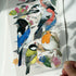 A6 transparent waterproof iridescent wildlife sticker sheet