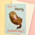 A6 Otter Card