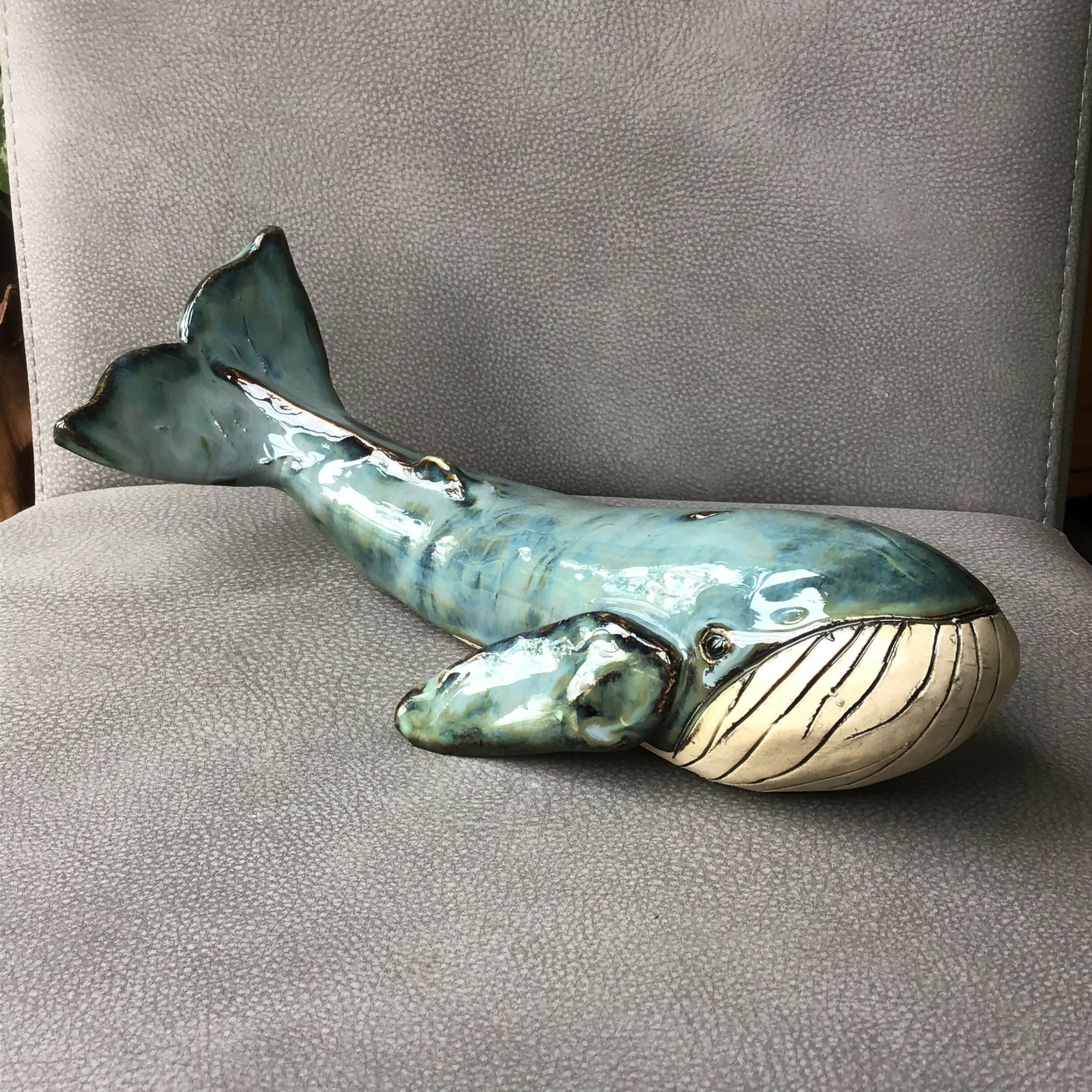 Medium Ceramic Whale