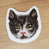 Cute Cat Face Vinyl Stickers